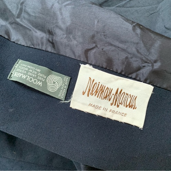 Vintage Claire Woolmark Overcoat Neiman Marcus sz Medium PW15 - Picture 9 of 11